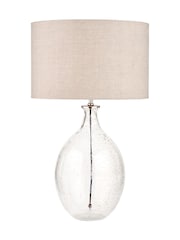 Pacific Clear Metal Curved Table Lamp - Image 3 of 6
