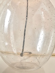 Pacific Clear Metal Curved Table Lamp - Image 6 of 6