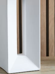 Pacific White Ceramic Tall Table Lamp - Image 3 of 6