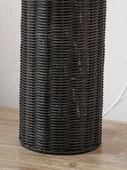 Pacific Dark Brown Rattan Bottle Table Lamp - Image 4 of 6