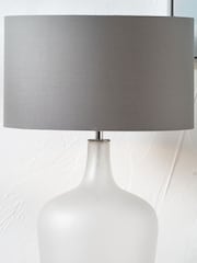 Pacific White Frosted Glass Table Lamp - Image 2 of 6