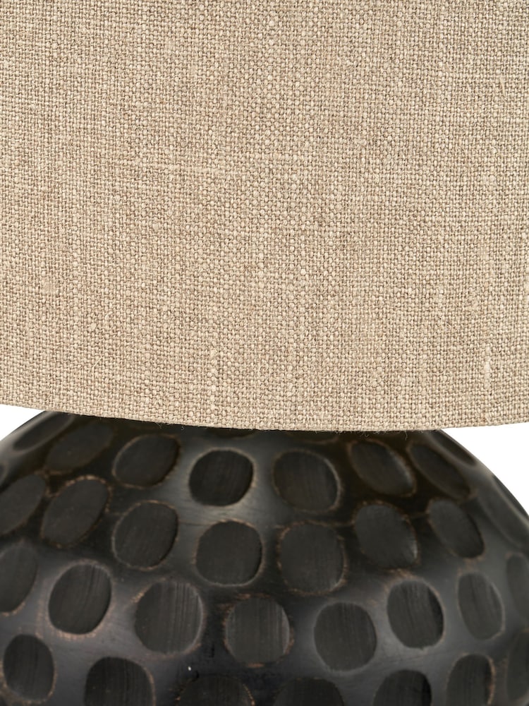 Pacific Black Mango Wood Mango Wood Table Lamp - Image 5 of 5