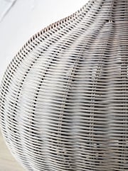Pacific Light Grey Rattan Table Lamp - Image 3 of 6