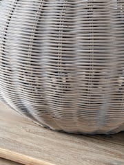 Pacific Light Grey Rattan Table Lamp - Image 4 of 6