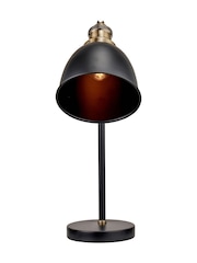 Pacific Black and Gold Task Table Lamp - Image 6 of 6