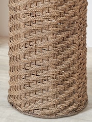 Pacific Brown Seagrass Floor Lamp - Image 4 of 6