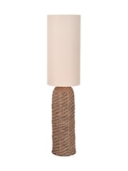 Pacific Brown Seagrass Floor Lamp - Image 6 of 6