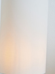 Pacific White Vintage Textured Ceramic Floor Lamp - Image 3 of 6
