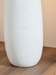 Pacific White Vintage Textured Ceramic Floor Lamp - Image 4 of 6