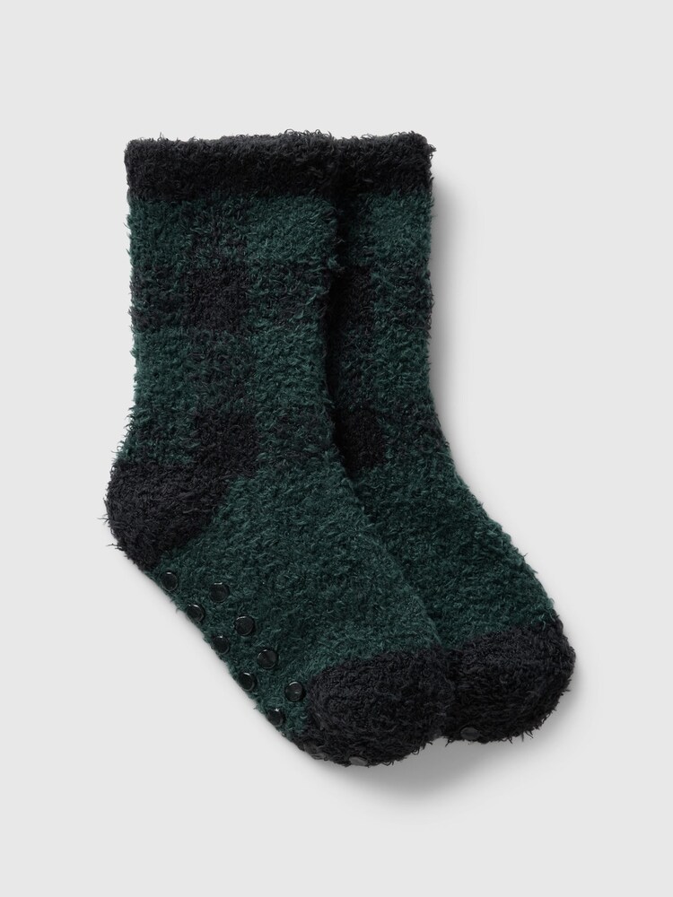 Gap Black Cosy Fluffy Christmas Socks (Newborn-5yrs) - Image 1 of 1 Gap Black Cosy Fluffy Christmas Socks (Newborn-5yrs) - Image 1 of 1