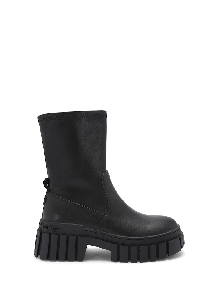 KG Kurt Geiger Tegan Sock2 Black Boots - Image 1 of 5