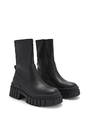 KG Kurt Geiger Tegan Sock2 Black Boots - Image 4 of 5