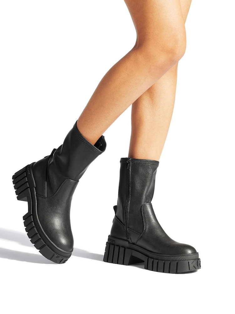 KG Kurt Geiger Tegan Sock2 Black Boots - Image 5 of 5