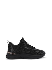 Carvela Swift Jewel Runner Black Trainers - Image 2 of 5