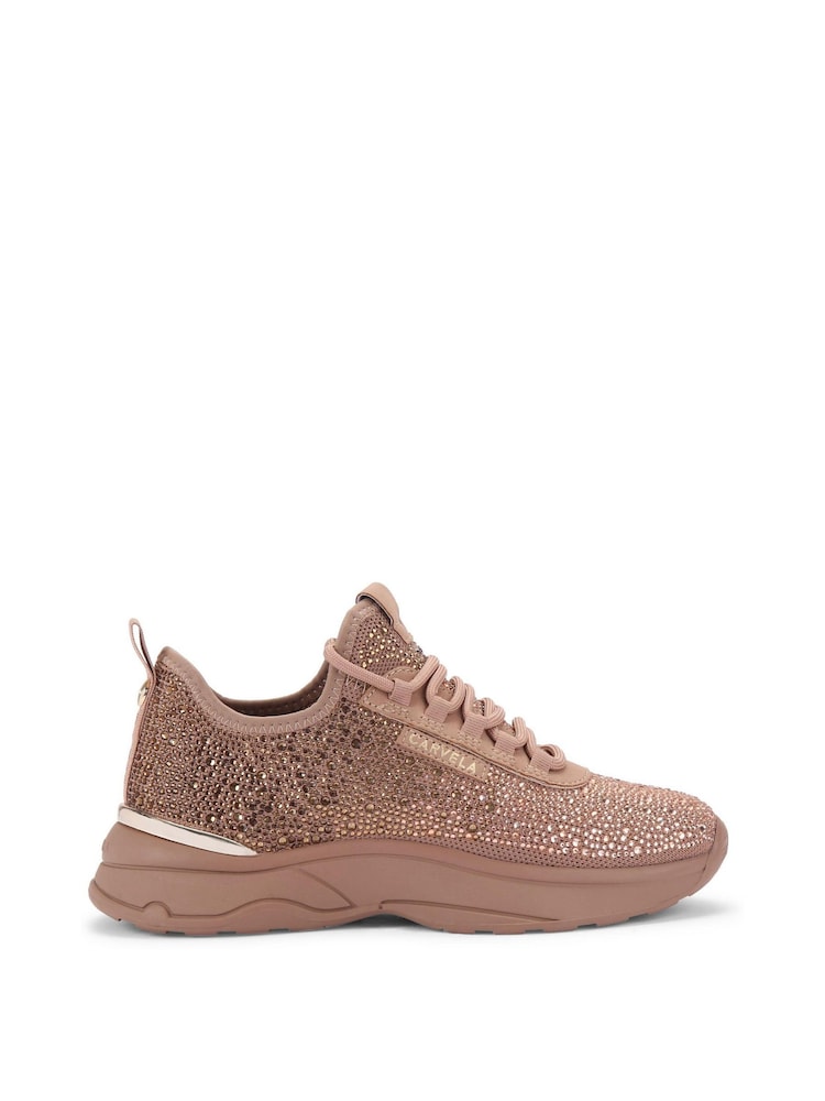 Carvela Swift Jewel Runner Black Trainers - Image 3 of 5