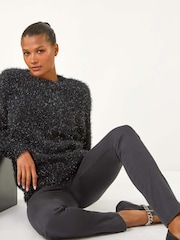 Roman Grey Denim Stretch Jeans - Image 1 of 6