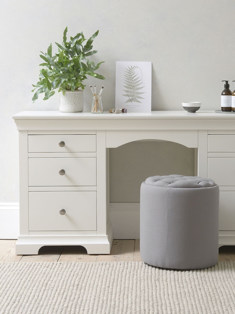 Cotswold Company Warm White Chantilly Dressing Table - Image 1 of 6