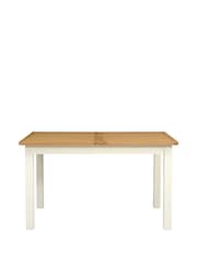 Cotswold Company Classic Cream 'Simply Cotswold' 4-6 Seater Extending Dining Table - Image 2 of 6