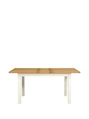 Cotswold Company Classic Cream 'Simply Cotswold' 4-6 Seater Extending Dining Table - Image 3 of 6