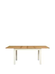 Cotswold Company Classic Cream 'Simply Cotswold' 4-6 Seater Extending Dining Table - Image 4 of 6