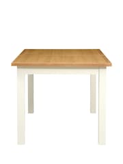 Cotswold Company Classic Cream 'Simply Cotswold' 4-6 Seater Extending Dining Table - Image 5 of 6