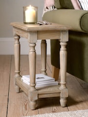 Cotswold Company Limewash Oak Camille Side Table - Image 1 of 5