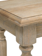 Cotswold Company Limewash Oak Camille Side Table - Image 4 of 5