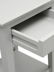 Cotswold Company Pebble Grey Chantilly 1 Drawer Bedside Table - Image 5 of 6
