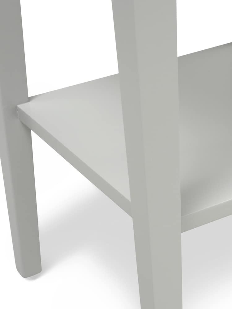 Cotswold Company Pebble Grey Chantilly 1 Drawer Bedside Table - Image 6 of 6