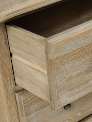 Cotswold Company Limewash Oak Camille 3 Drawer Chest of Drawers - Image 4 of 4