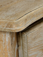 Cotswold Company Limewash Oak Camille 5 Drawer Tall Chest of Drawers - Image 4 of 5