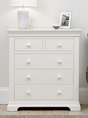 Cotswold Company Warm White Chantilly 5 Drawer Chest of Drawers - Image 2 of 5