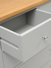 Cotswold Company Pebble Grey Simply 5 Drawer Chest of Drawers - Image 5 of 6