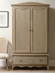 Cotswold Company Limewash Oak Camille Wardrobe - Image 2 of 6