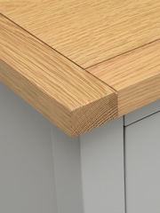Cotswold Company Pebble Grey Simply 3 Drawer Bedside Table - Image 4 of 6