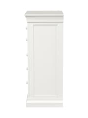 Cotswold Company Warm White Chantilly 5 Drawer Tall Chest of Drawers - Image 5 of 5