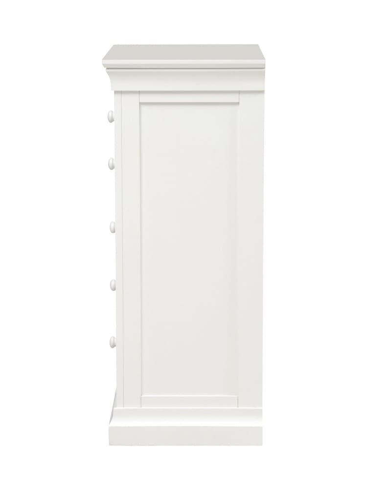 Cotswold Company Warm White Chantilly 5 Drawer Tall Chest of Drawers - Image 5 of 5