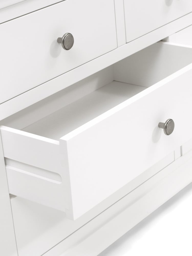 Cotswold Company Warm White Chantilly 7 Drawer Wide Chest of Drawers - Image 6 of 6