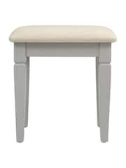 Cotswold Company Pebble Grey Chantilly Dressing Table Stool - Image 2 of 3