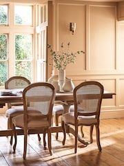 Cotswold Company Limewash Oak Camille 6-10 Seater Extending Dining Table - Image 1 of 6