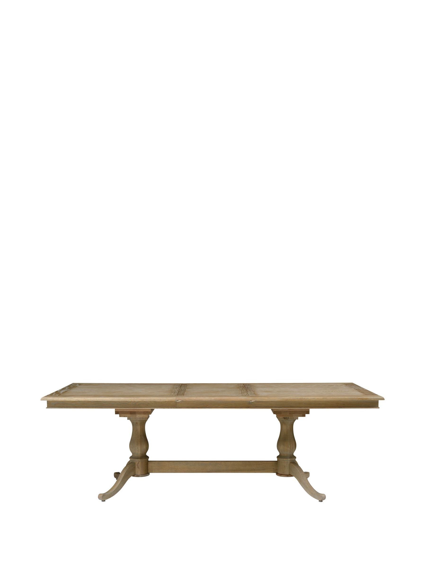 Buy Cotswold Company Limewash Oak Camille 6-10 Seater Extending Dining ...