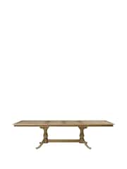 Cotswold Company Limewash Oak Camille 6-10 Seater Extending Dining Table - Image 5 of 6