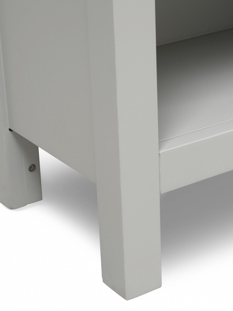 Cotswold Company Pebble Grey 'Simply Cotswold' Slim Bookcase - Image 5 of 5 Cotswold Company Pebble Grey 'Simply Cotswold' Slim Bookcase - Image 5 of 5