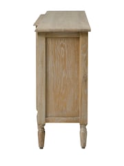 Cotswold Company Limewash Oak Camille 4 Door Sideboard - Image 5 of 6