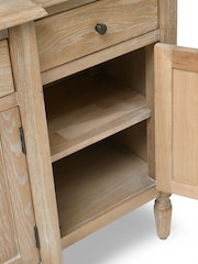 Cotswold Company Limewash Oak Camille 4 Door Sideboard - Image 6 of 6