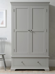 Cotswold Company Pebble Grey Chantilly Double Wardrobe - Image 1 of 6