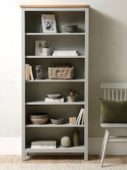 Cotswold Company Pebble Grey 'Simply Cotswold' Large Bookcase - Image 1 of 5