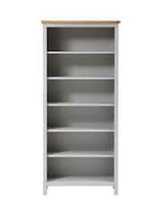 Cotswold Company Pebble Grey 'Simply Cotswold' Large Bookcase - Image 2 of 5