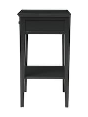 Cotswold Company Dusky Black Chantilly 1 Drawer Bedside Table - Image 5 of 5