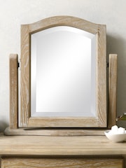 Cotswold Company Limewash Oak Camille Dressing Table Mirror - Image 1 of 4